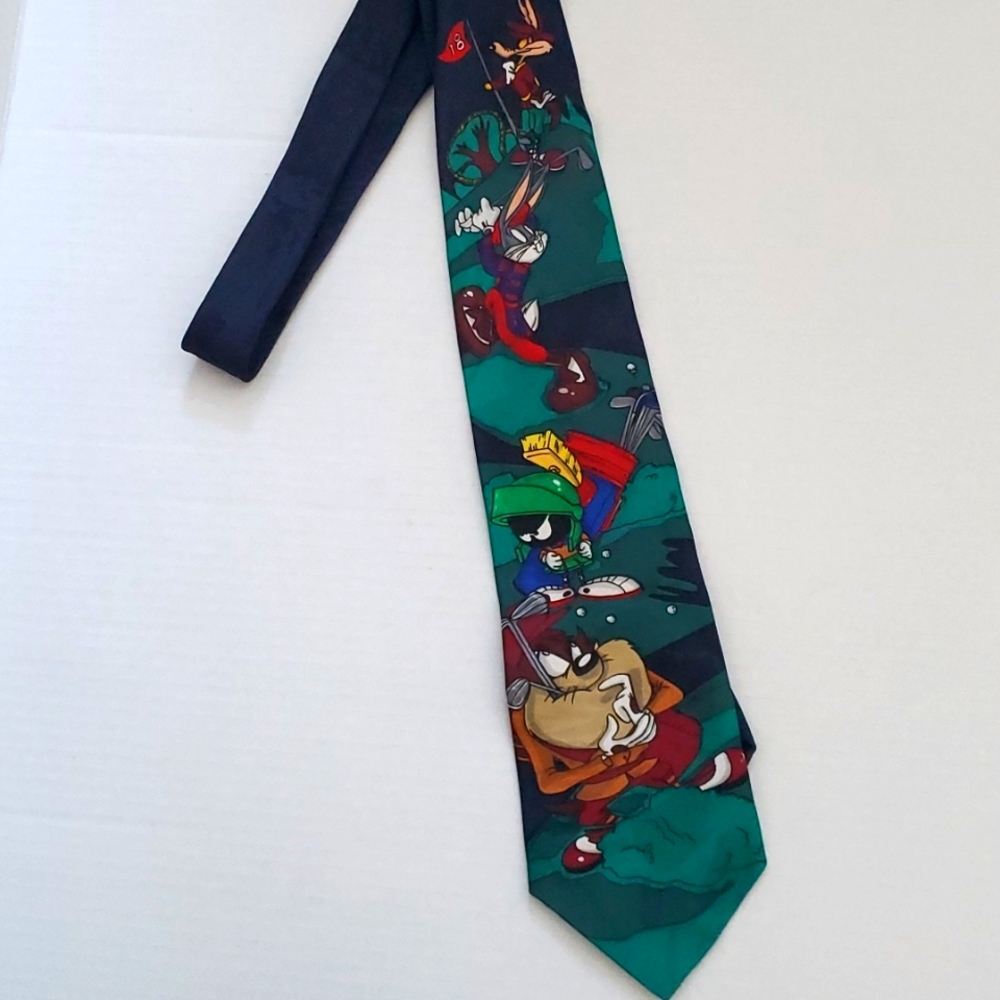 Taz Martin MARTIAN Looney Tunes Tie